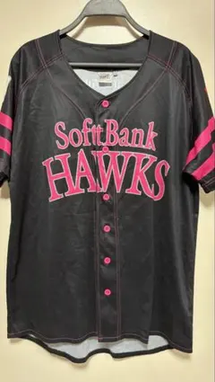 SoftBank Hawks ピンクフルデー復刻ユニフォーム　サイズL