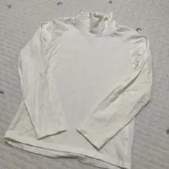 petit main ハイネック トップス 白 アイボリー インナー