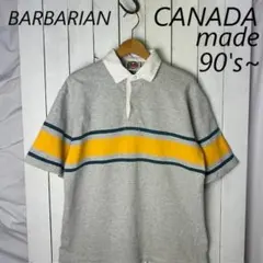 グレー ポロシャツ