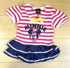 BABYDOLL 80cm ミニーマウス ストライプロンパース