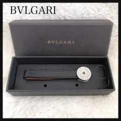 【訳アリ特価】BVLGARI ブルガリ レザー ストラップ サークルロゴ