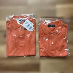 新品未使用　ポロシャツ　半袖　100 90 2枚セット　双子コーデ