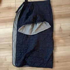 ネイビー キルティング ブランケット　ユニクロ