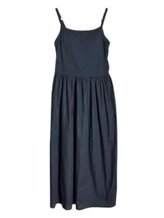 UNIQLO ユニクロ コンビネーションブラキャミソールワンピース 黒 L