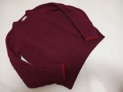ビームス　B:MING LIFE STORE ケーブルニット　ボルドー　M