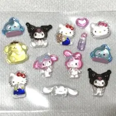 正規品 サンリオ ボンボンドロップシールミニ キティ マイメロ シナモおすそ分け