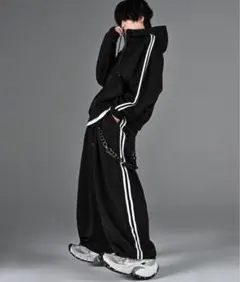 ライントラックワイドスラックス　adrer