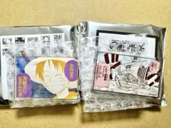 ONE PIECE 名言アクリルバッジコレクション　ルフィ　メリー号　2点セット