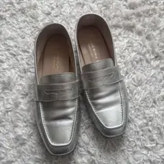 CORSO ROMA 9 シルバー フラットシューズ