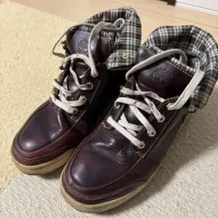 Timberland ダークブラウン ハイカットブーツ