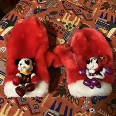 手袋　グローブ　クリスマス　ミッキー&ミニーマウス　大人サイズ　バラ売り不可(笑