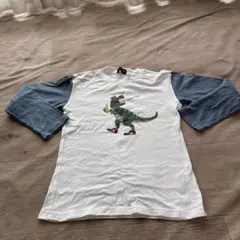 klädkäp 恐竜プリント ロンT130