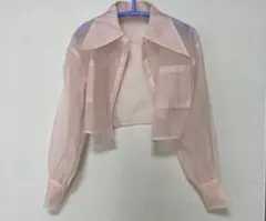Heather ピンク テーラードジャケット F
