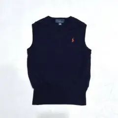 ラルフローレン 120 ニット ベスト ポニー 刺繍