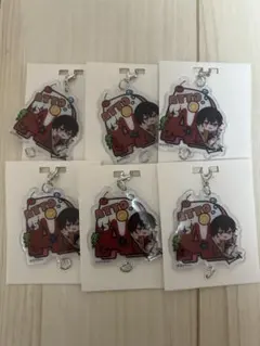 AMPTAK×COLORS ランダムクリアチャーム あっと×6個
