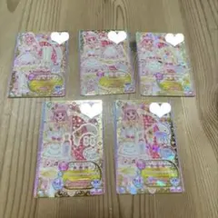 アイカツフレンズ　5枚セット　sugermelody キュート　アイカツカード