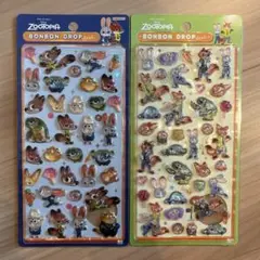 【国内正規品】ボンボンドロップシール ズートピア 通常サイズ 2枚セット