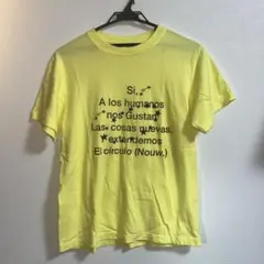 Nouw. Tシャツ イエロー S