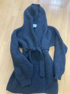 フード付き★ニットガウン★Oldderby