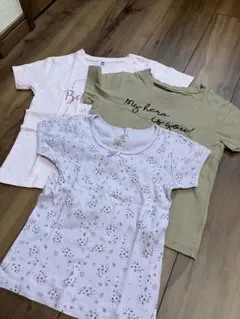 Tシャツ 2枚セット、半袖下着1枚　120 女の子