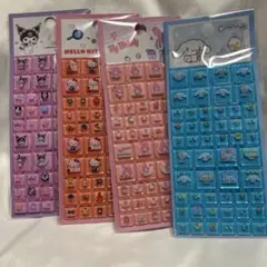 タイルシール　サンリオ　海外正規品キャラクターシール 4シートセット