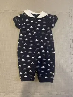 コムサイズム 海の生き物デザイン 半袖ツーウェイオール 50〜70