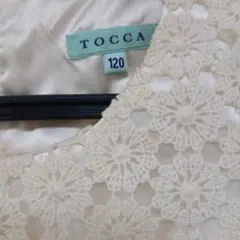 TOCCA　アイボリー フォーマルドレス レース装飾