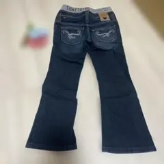 SOMETHING ダークブルー フレアパンツのサムネイル