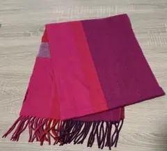 The Intermode ピンク ストライプ マフラー