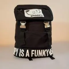 SNOOPY スヌーピー　リュック バックパック ブラック