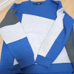 AZUL カラーブロック トレーナー