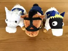 競走馬 ぬいぐるみ 3体セット