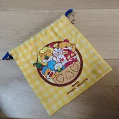 【匿名配送】たべっ子動物ビスケット 巾着ポーチ