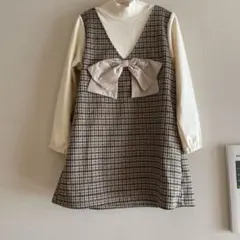 新品未使用　タグ付き　ノウズ　ドッキングワンピース　110