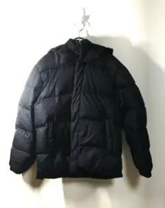 ユニクロUNIQLO✴️メンズ　ダウンジャケット　フード付き　黒
