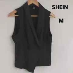 SHEIN ブラック トップス ジレ M
