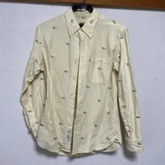 ⭐︎最終値下げ⭐︎【希少/2000年代】長袖/鴨刺繍 ボタンダウンシャツ クリーム色