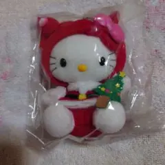 明石たこハローキティマスコットぬいぐるみクリスマスバージョン
