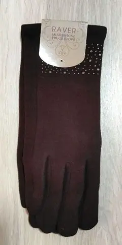 RAVER スマートフォン タッチグローブ ブラウン