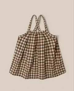 organic zoo Chestnut Gingham Tribe Skirt