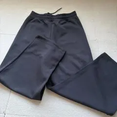 ユニクロ:C　スウェットワイドパンツ　ブラック　M