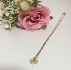 ネックレス M イニシャル ハート