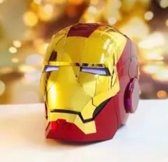 アイアンマンヘルメット自動開閉 音声認識開閉可能 AUTOKING ゴールド