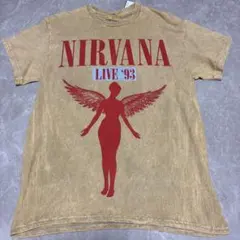 ニルヴァーナ tシャツ　半袖　Mサイズ アメリカ　バンドT NIRVANA