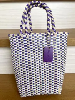 ユナイテッドアローズ　カゴバッグ　パープル