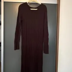 URBAN RESEARCH リブニットワンピース