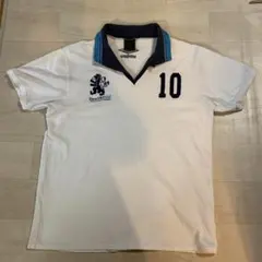 UMBRO アンブロ 半袖 ポロシャツ 10番 ホワイトのサムネイル