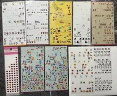 【即購入歓迎】カラフル　キャラクターシール　セット