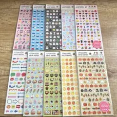 キャンドゥ ちょこっとシール 10枚セット X