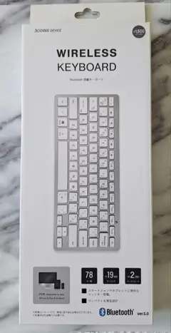 3COINS DEVICE ワイヤレスキーボード Bluetooth